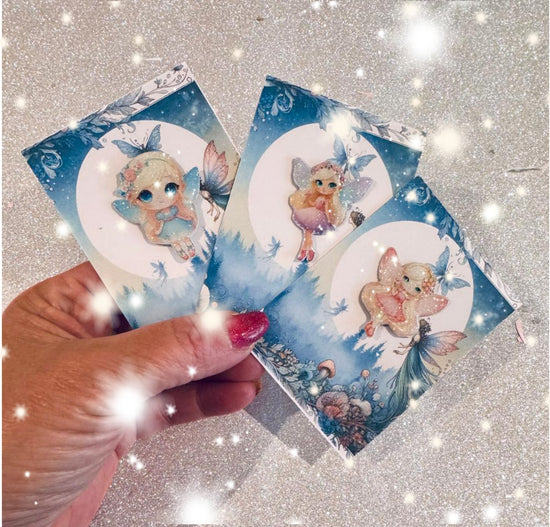 beautiful cute fairy enamel pin  lapel