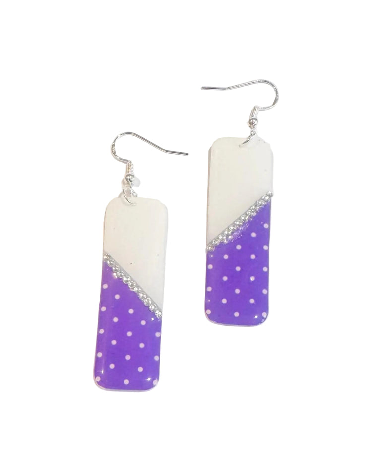 polka dot earrings