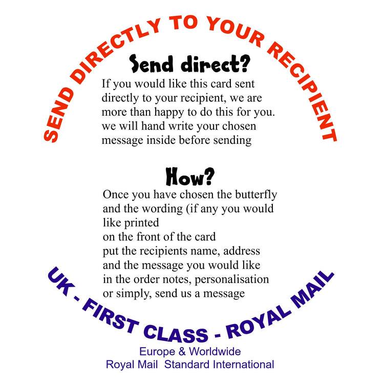 3d Butterfly Card. Clouded Yellow,plus other butterfly species.Personalised.Hand crafted. Thanksgiving,New year,Diwali,birthday,divorce