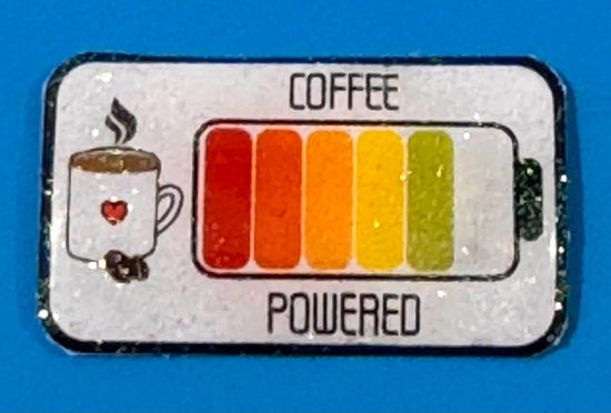 Coffee powered pin