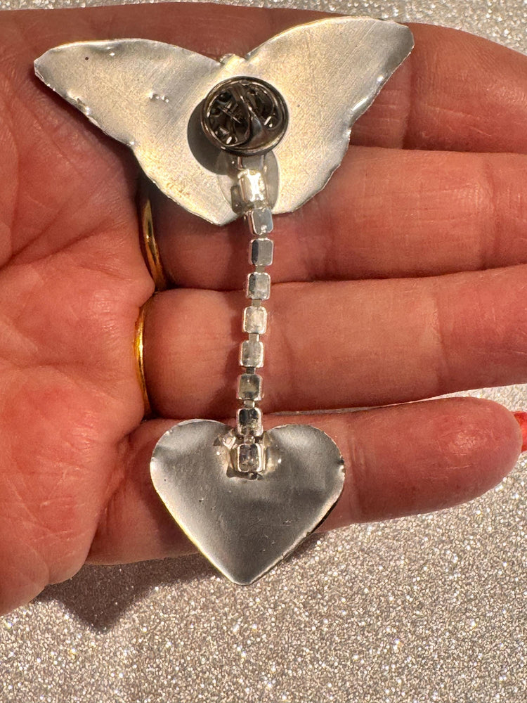 back of recycled can pin