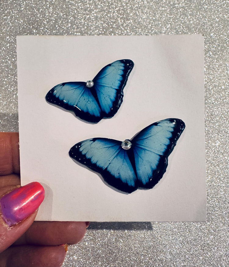 Blue Morpho Butterfly Enamel Pin,Blue Morpho butterfly brooch/lapel
