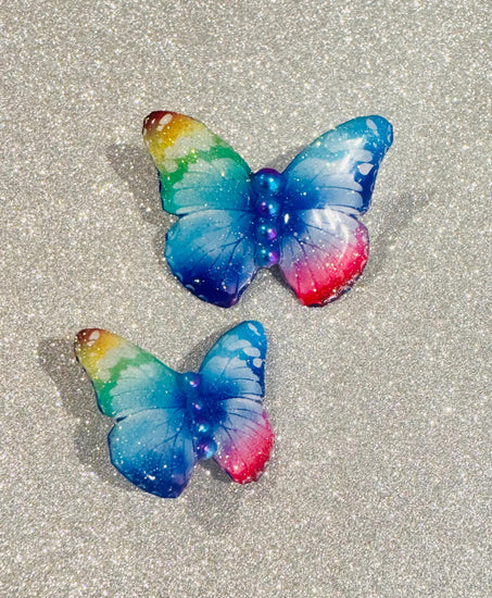 butterfly brooch/lapel. Recycled from tin cans. Butterfly collection