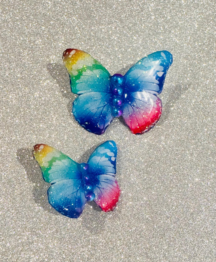 butterfly brooch/lapel. Recycled from tin cans. Butterfly collection