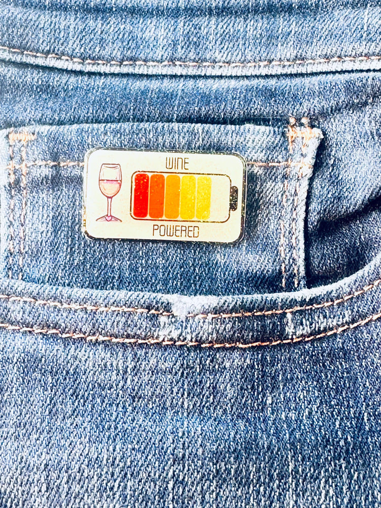 Wine addict funny  gift.Lapel Pin, Badge