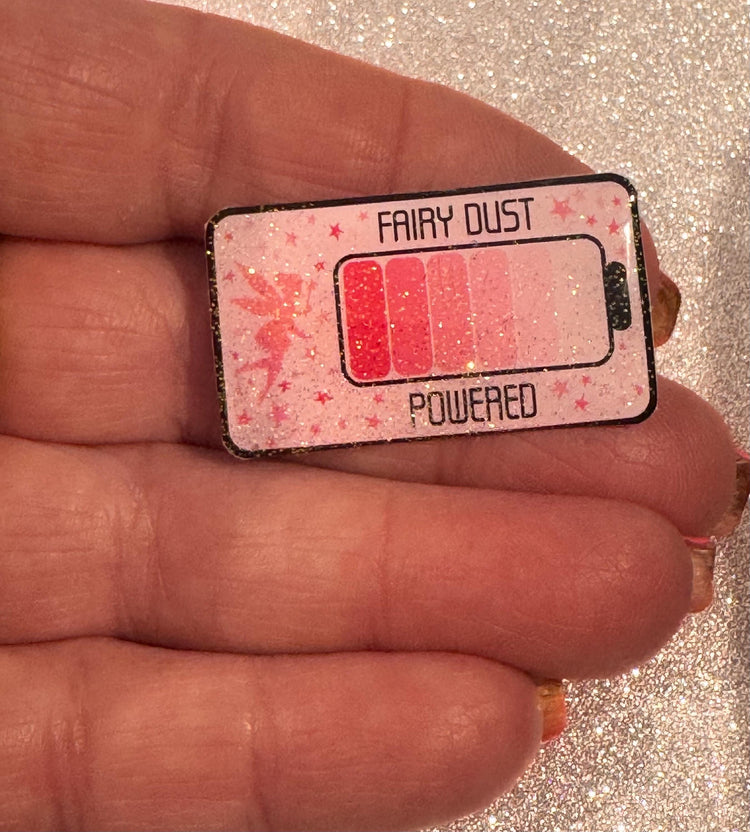 Pink Fairy Dust Powered pins, Princesses queens. gay pride