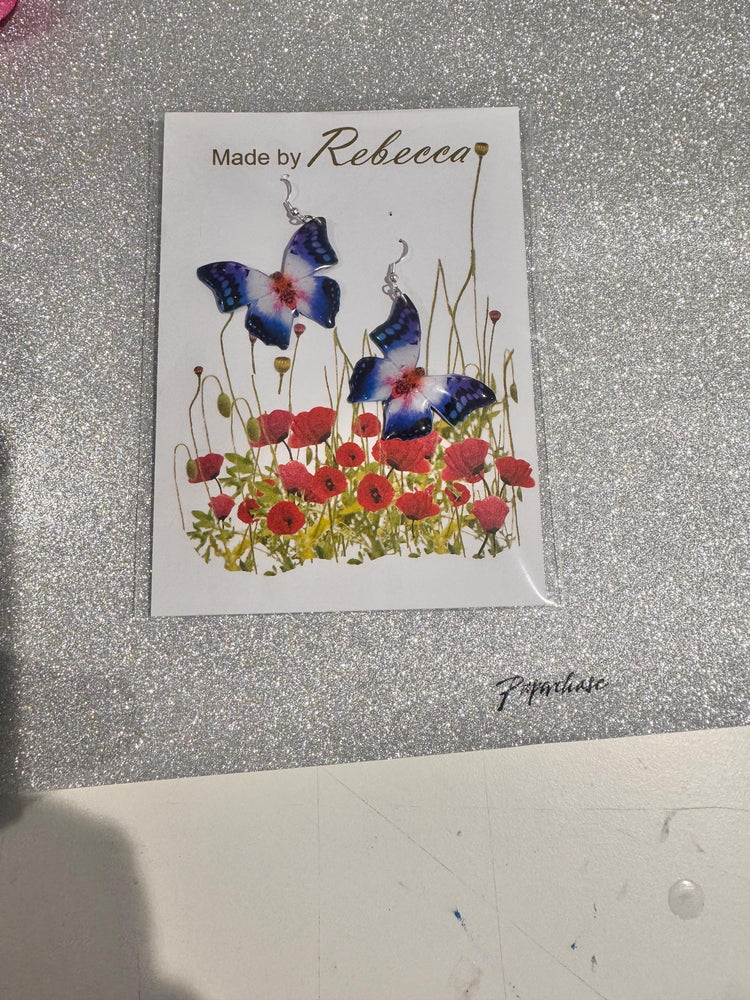 Butterfly Dangle Earrings.Unique earrings