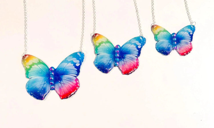 Pretty Butterfly chain,Perfect Gift, Elegant Jewellery. Butterfly collection