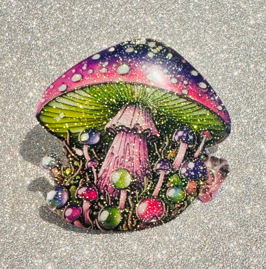 Toadstool enamel Pin