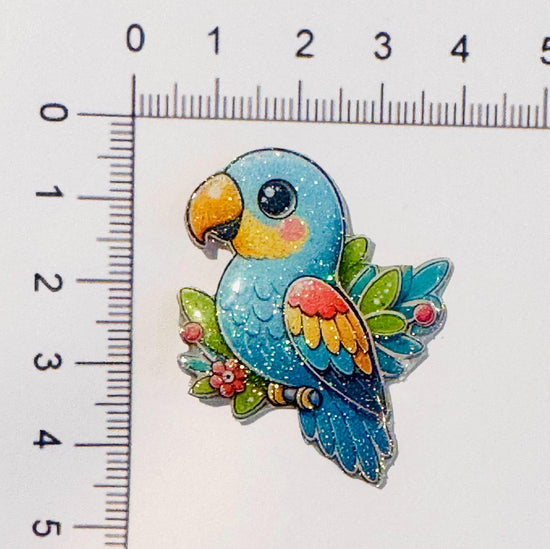 Parrot enamel Pin Badge