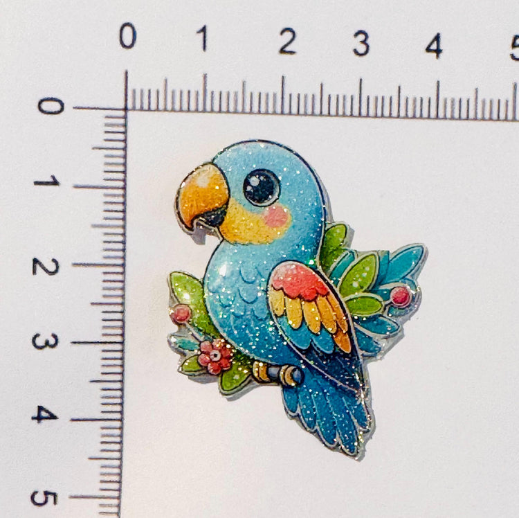 Parrot enamel Pin Badge