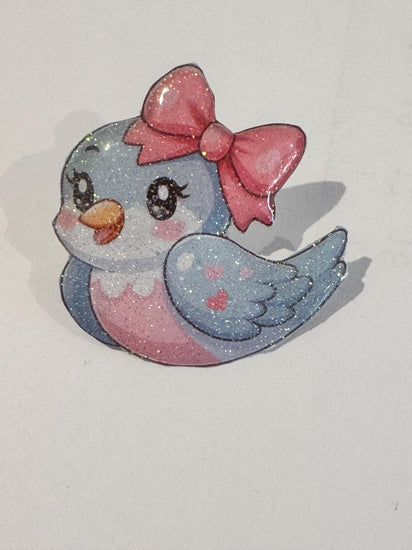 cute pigeon handmade  enamel pin