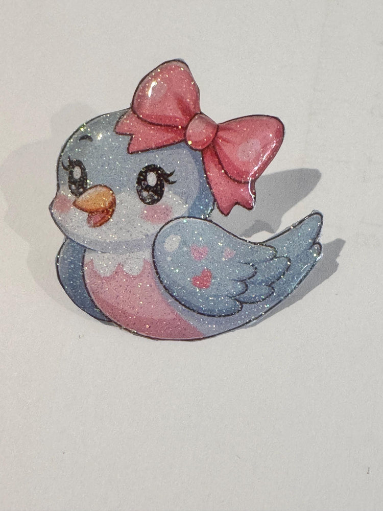 cute pigeon handmade  enamel pin