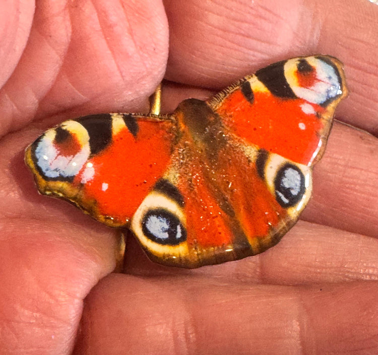 Peacock butterfly magnet