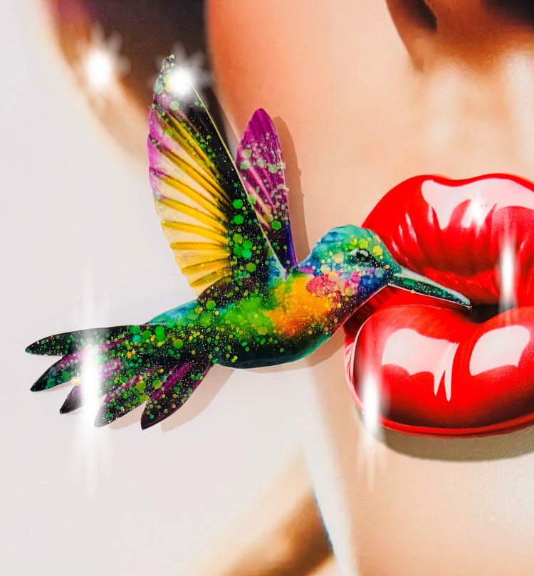 Kingfisher 3d pictures. Handmade from tin cans