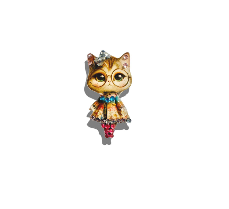 kitty cat cute enamel pin