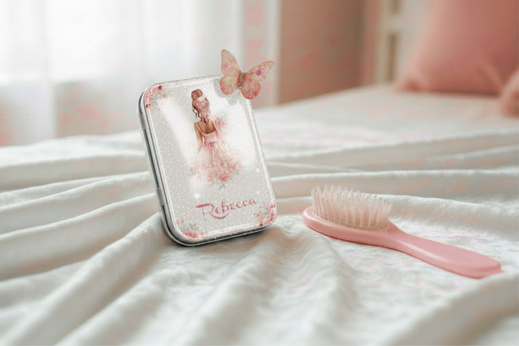 personalised name dancer cute tin
