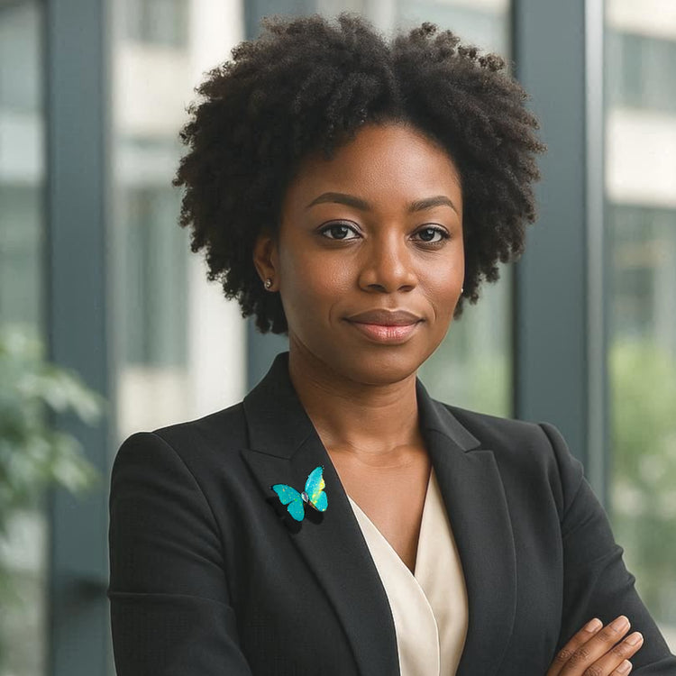 Handmade butterfly brooch & One-of-a-Kind