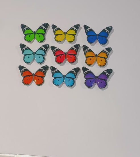 Monarch butterfly enamel pin