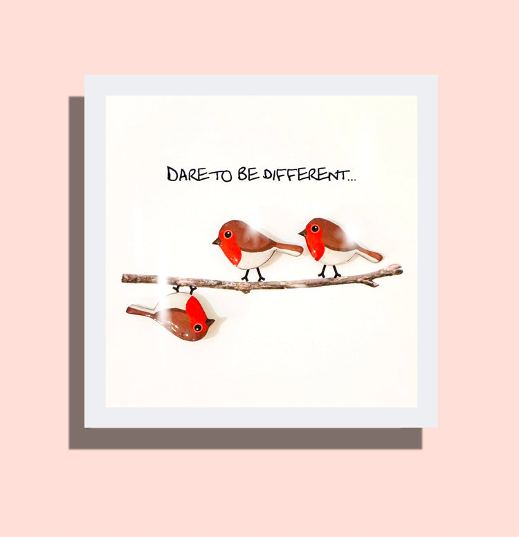 cute robin framed picture