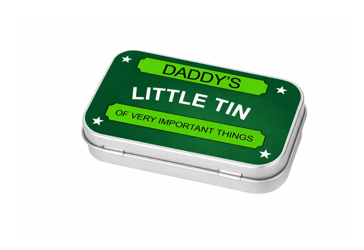 daddy's personalised pocket tin