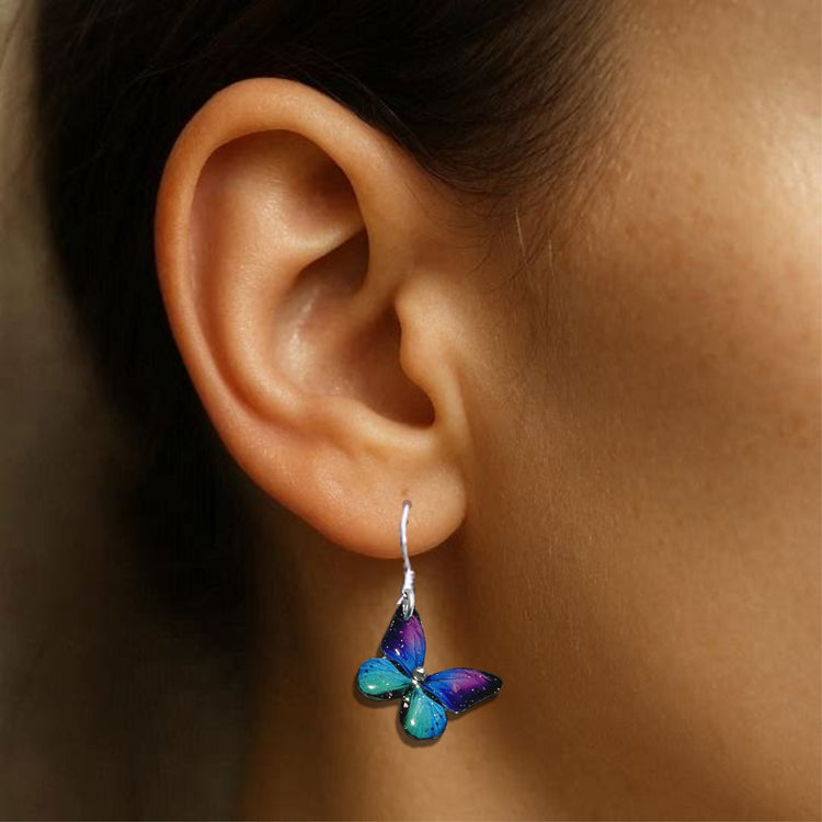handmade butterfly earrings