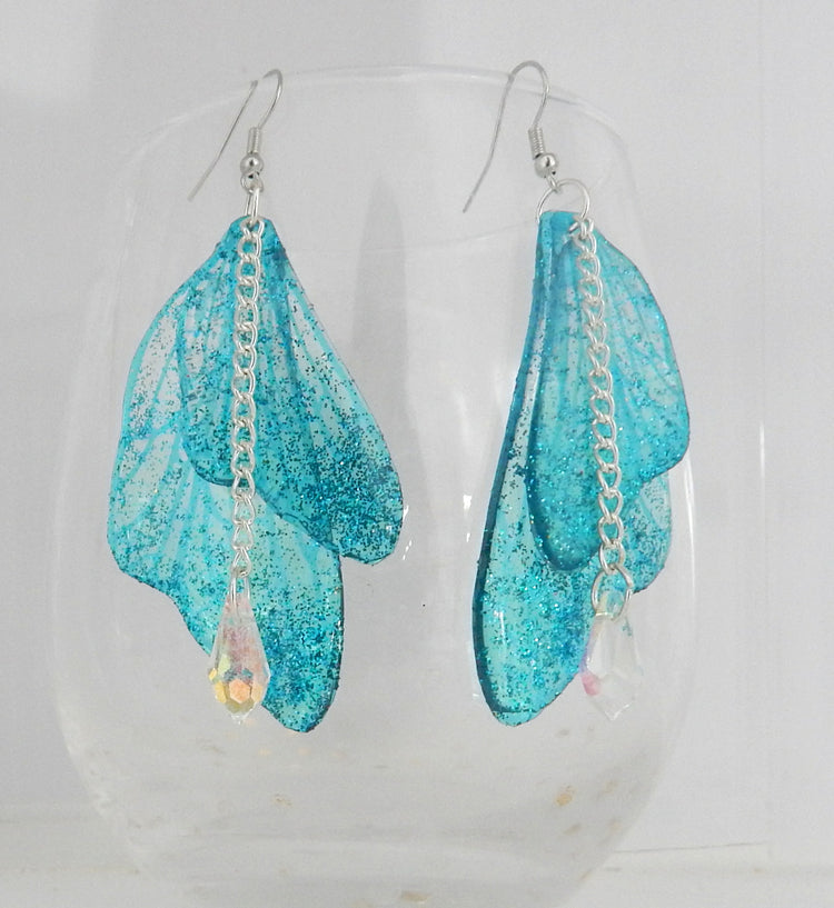 Fairy Wing Earrings, Gifts under 25, Fairy Jewellery, Fantasy Earrings, Summer Earrings, Birthday gifts for girls, Festival Earrings