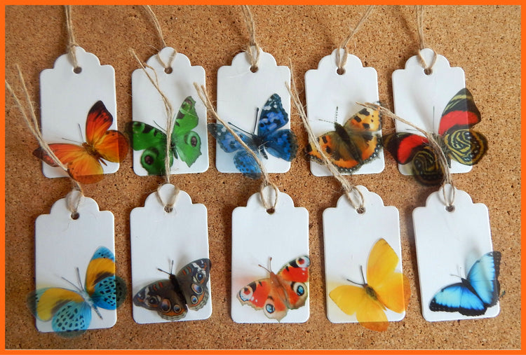 gift tags natural rustic