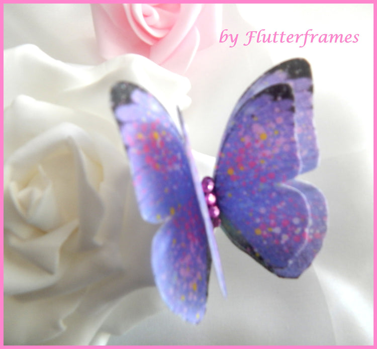 Pastel Butterflies,hair accessory, and made butterfly hair clip, butterflies