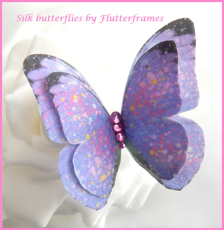 Pastel Butterflies,hair accessory, and made butterfly hair clip, butterflies