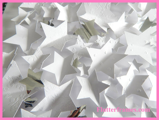 wedding white Stars 3d framed picture