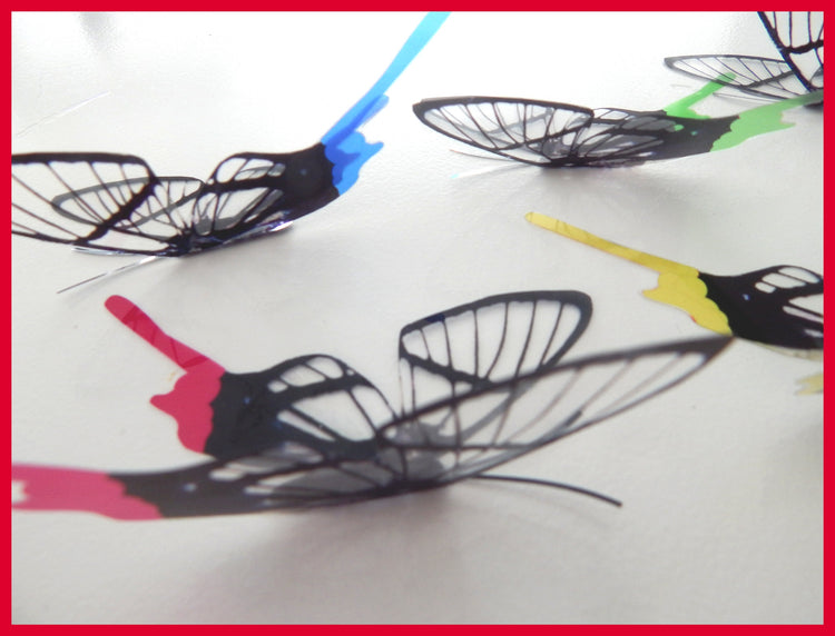 Swallowtail 3d butterflies