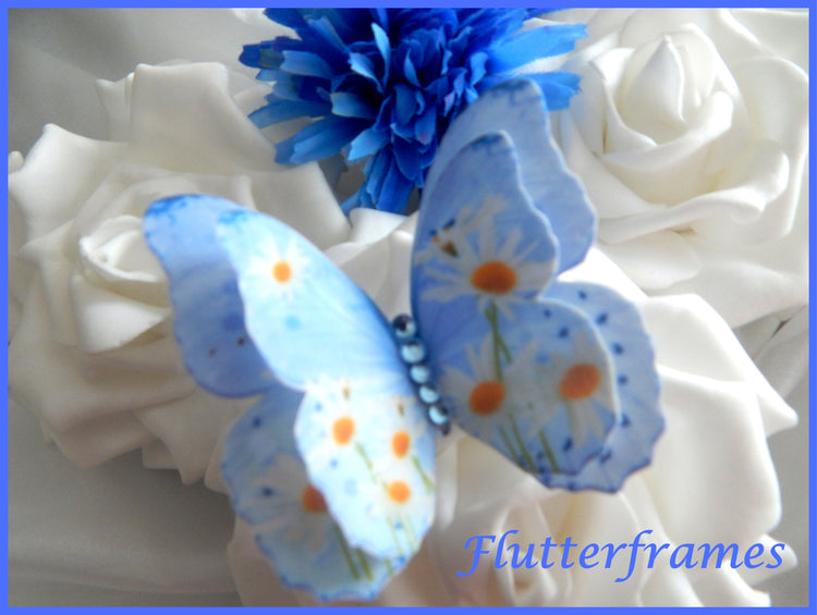 Silk Daises hair decorations