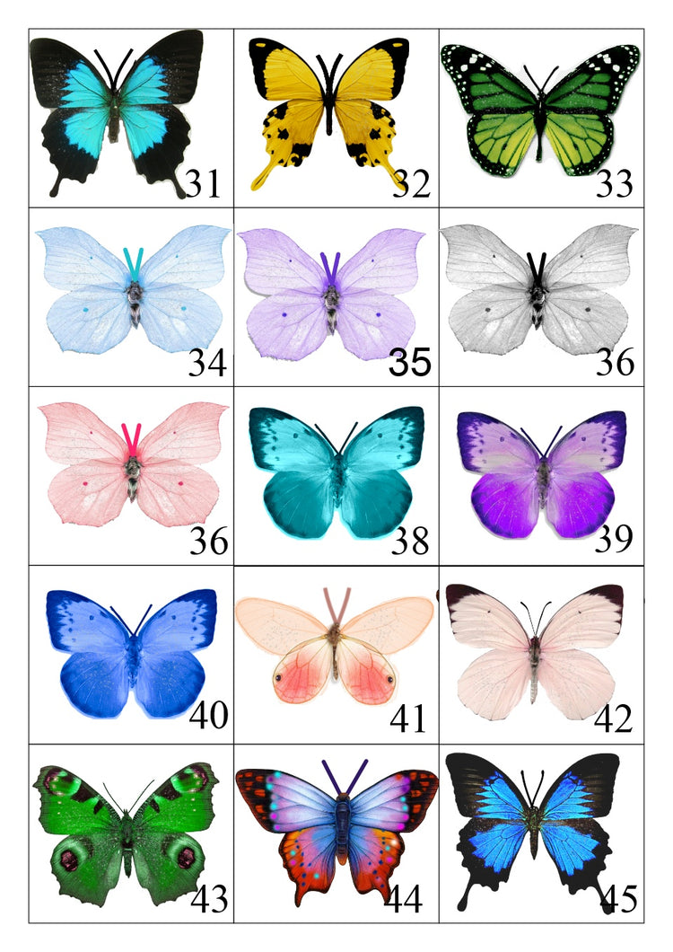 Mini butterflies. Miniature Butterflies. Butterfly 3d stickers