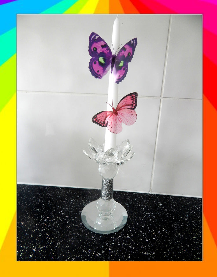 8 Bright, colourful butterflies from our Colourful collection. 3d Butterfly stickers. Great for conservatories ,bedrooms