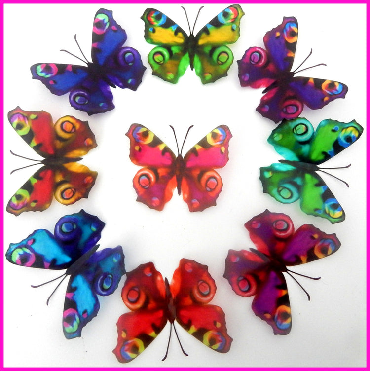 Mystical wall sticker butterflies