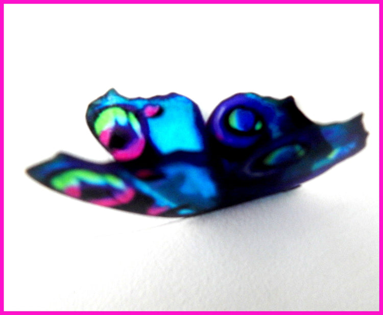 Fantasy blue butterfly