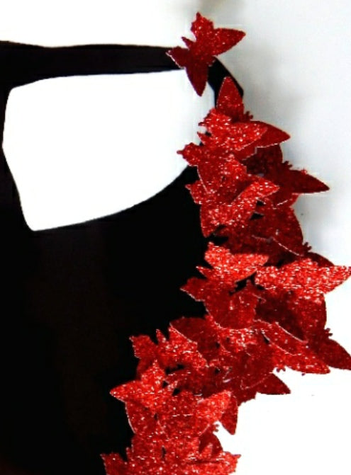 Red Flamenco dancer framed picture