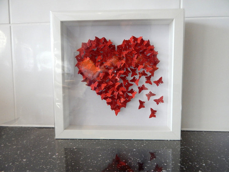 Ruby Anniversary picture, Wedding day ideas, Red heart picture unique hand crafted
