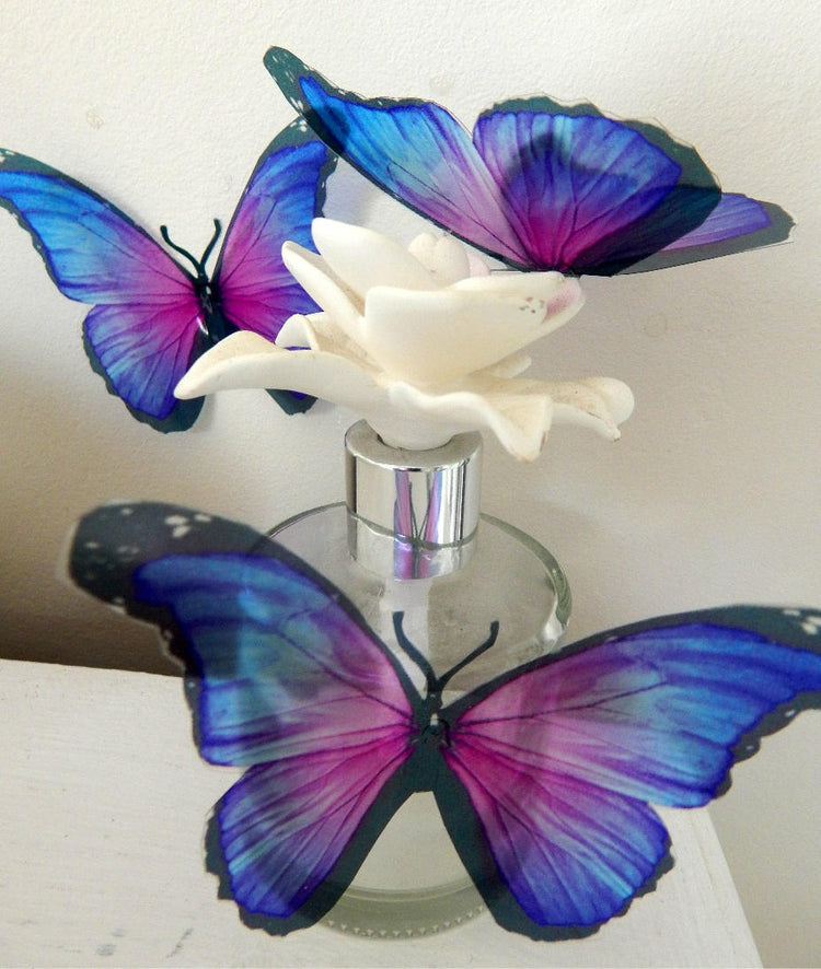 Lilac very pretty wedding butterflies,or any occasion.Removable stickers.Home Decorations,bathroom