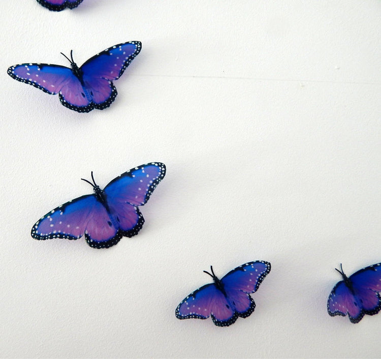 wedding purple butterflies