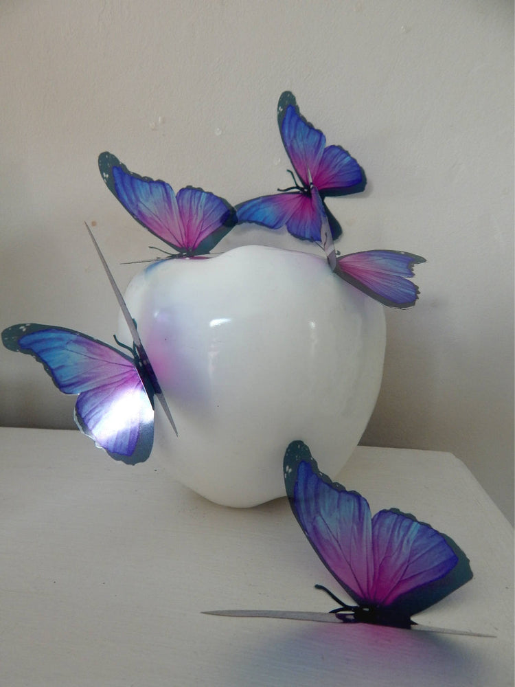 Lilac very pretty wedding butterflies,or any occasion.Removable stickers.Home Decorations,bathroom