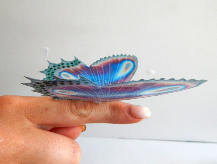 10 Natural butterflies 3d butterfly stickers handmade, butterfly decor for the wall,sun catchers,home,bedroom, lounge,window decorations