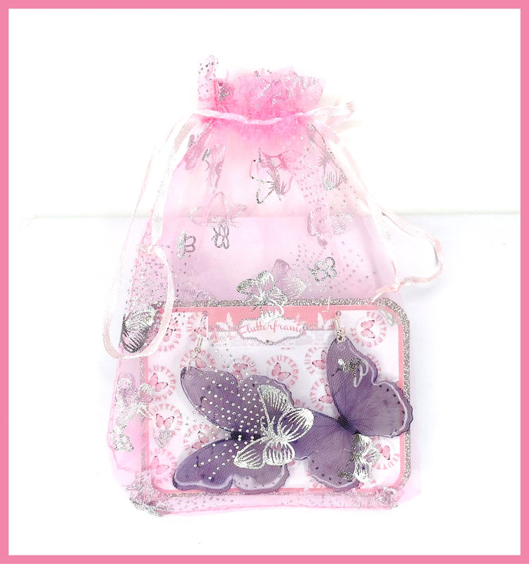 resin butterfly earrings gift