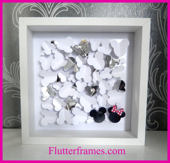 Minnie and Mickey Mouse hand crafted picture