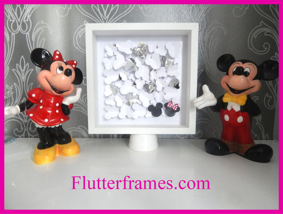 Minnie and Mickey Mouse 3 dimensional picture