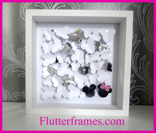 Disney Minnie and Mickey Mouse hand crafted picture