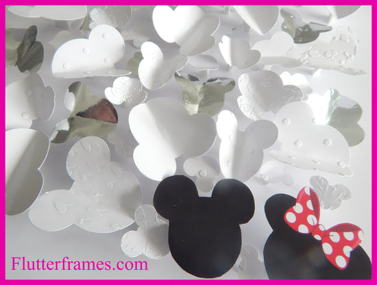 Unique Minnie and Mickey Mouse hand crafted picture