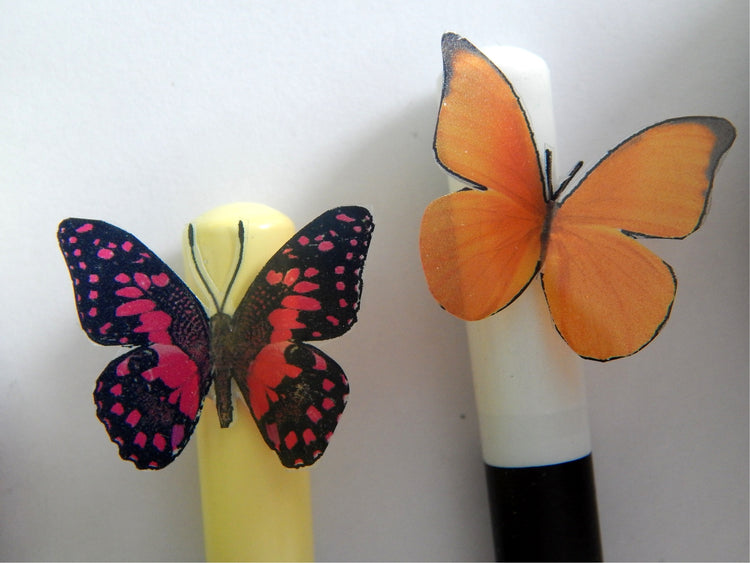 Miniature Butterflies for craft projects,decoration,embellishments,butterfly 3d stickers,miniature,dolls house,scrapbooking,tiny butterflies