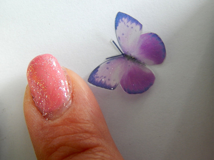 Miniature Butterflies for craft projects,decoration,embellishments,butterfly 3d stickers,miniature,dolls house,scrapbooking,tiny butterflies